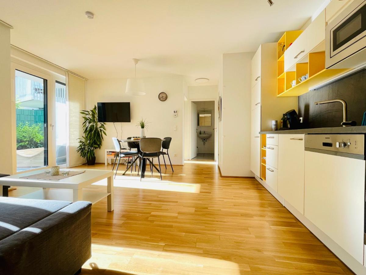 Topmodernes Sonnenwohnen Apartment Bei U-Bahn Und Therme Wien Oberlaa, 15 Min Bis Stephansplatz Buitenkant foto